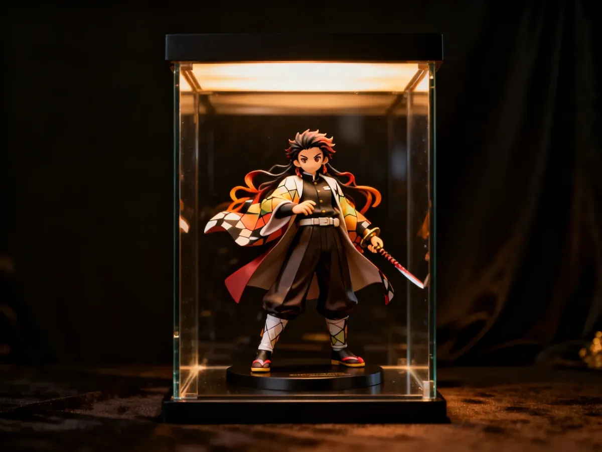 Limitowana figurka anime eksponowana jako cenny przedmiot kolekcjonerski